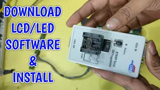 How to install software in LCD LED TV with Practical