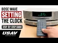 Bose Wave Music System - Setting the Clock