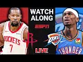 Houston Rockets vs Oklahoma City Thunder Live Streaming Scoreboard Play-By-Play NBA On NBC