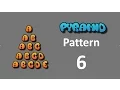 8 Pyramid Pattern Print with ALPHABETS DIGITS - Part 05 C language