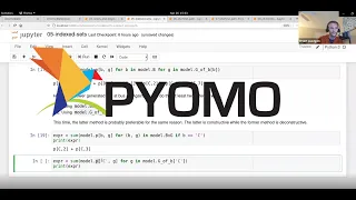 Optimization in Python Intermediate Pyomo Workshop - Brent Austgen