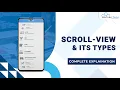 Flutter ScrollView Widgets Its Types-Complete Tutorial Hindi
