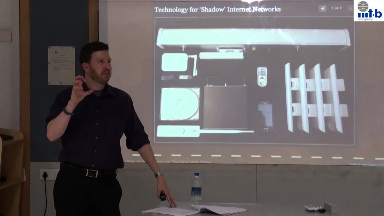 Talk by Mr. Sascha Meinrath, Director (X-Lab) & Founder (Open Technology Institute)-January 7, 2015
