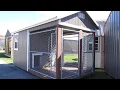 DERKSEN 8X16 DOUBLE DOG KENNEL AT BIG W s PORTABLE BUILDINGS IN LAFAYETTE LOUISIANA