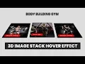 3D Image stack Hover Effect CSS3 Animation Snippets