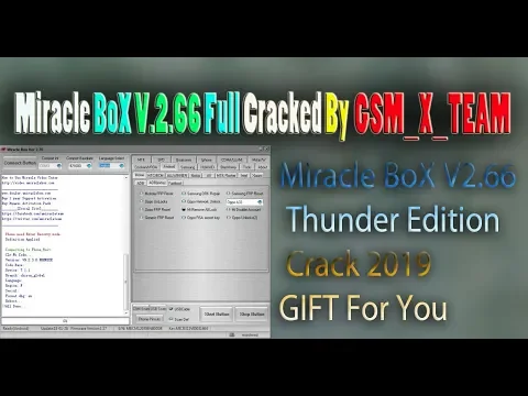 Download MP3 Miracle BoX V2.66 Thunder Edition Crack 2019 GIFT For You