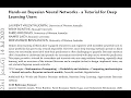 Hands-on Bayesian Neural Networks - a Tutorial for DeepLearning Users