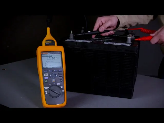 Video thumbnail for the FLUKE 500 Series Battery Analysers - Other Modes