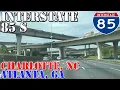 I-85 South - Downtown Charlotte NC to Downtown Atlanta GA