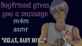 M4M Boyfriend Gives You a Massage ASMR male asmr gay asmr m4m asmr massage asmr rain sounds