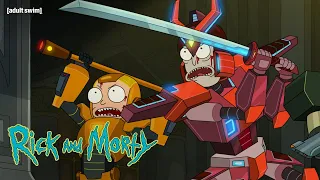 Rick Morty And Bigfoot Battle The Pope Rick And Morty Adult Swim 