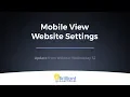 Optimize Your Website for Mobile Devices New Easy Built-in Settings Mobile View
