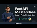 FastAPI Full Setup First API Everything You Need to Know to Get Started Masterclass