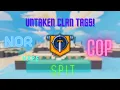 The RAREST clan tags that aren t taken Pt 1 Roblox Bedwars