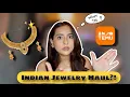 TEMU Indian Jewelry Haul Try on Haul Under 10 Jewelry Set Jhumkas TheSimzLife