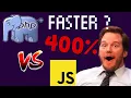 PHP es mas rapido que JAVASCRIPT 4 veces mas rapido