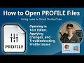 How to Open PROFILE Files Bash Shell Profile