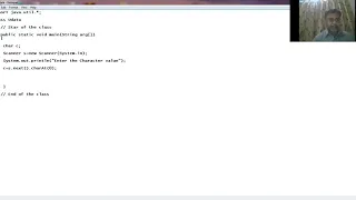 Java Tutorial Lesson 3 Taking user input in basic data types using notepad part - 2