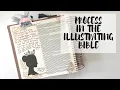 QUEEN ESTHER Bible Journaling Process in the Illustrating Bible
