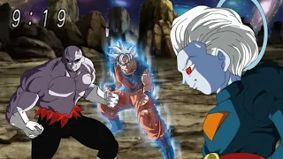 دايشنكان يقاتل جيرين و غوكو يفعل الغريزة الفائقة Goku And Jiren Vs Daishinkan 