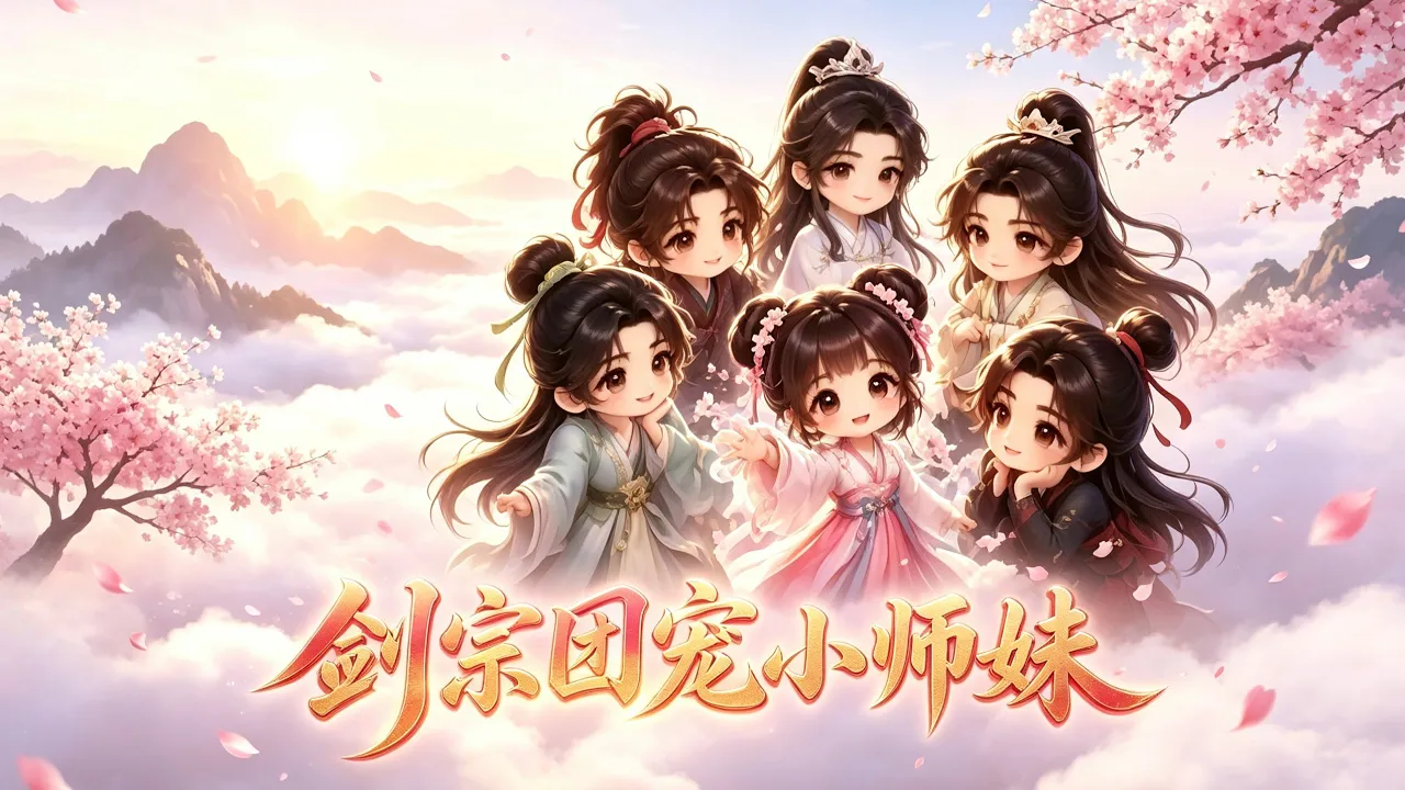 AI漫剧 剑宗团宠小师妹 被修仙界嫌弃的废柴魔界小公主竟是五个剑修师兄的心尖团宠