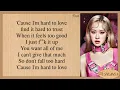 Download Lagu BLACKPINK ROSÉ Hard To Love Lyrics