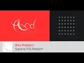 Star Pattern Squares Fill Pattern Java