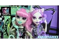 MONSTER HIGH GHOUL CHAT ROCHELLE GOYLE CATRINE DEMEW 2 PACK REVIEW