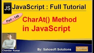 charAt method in JavaScript JavaScript Full Tutorial in Hindi