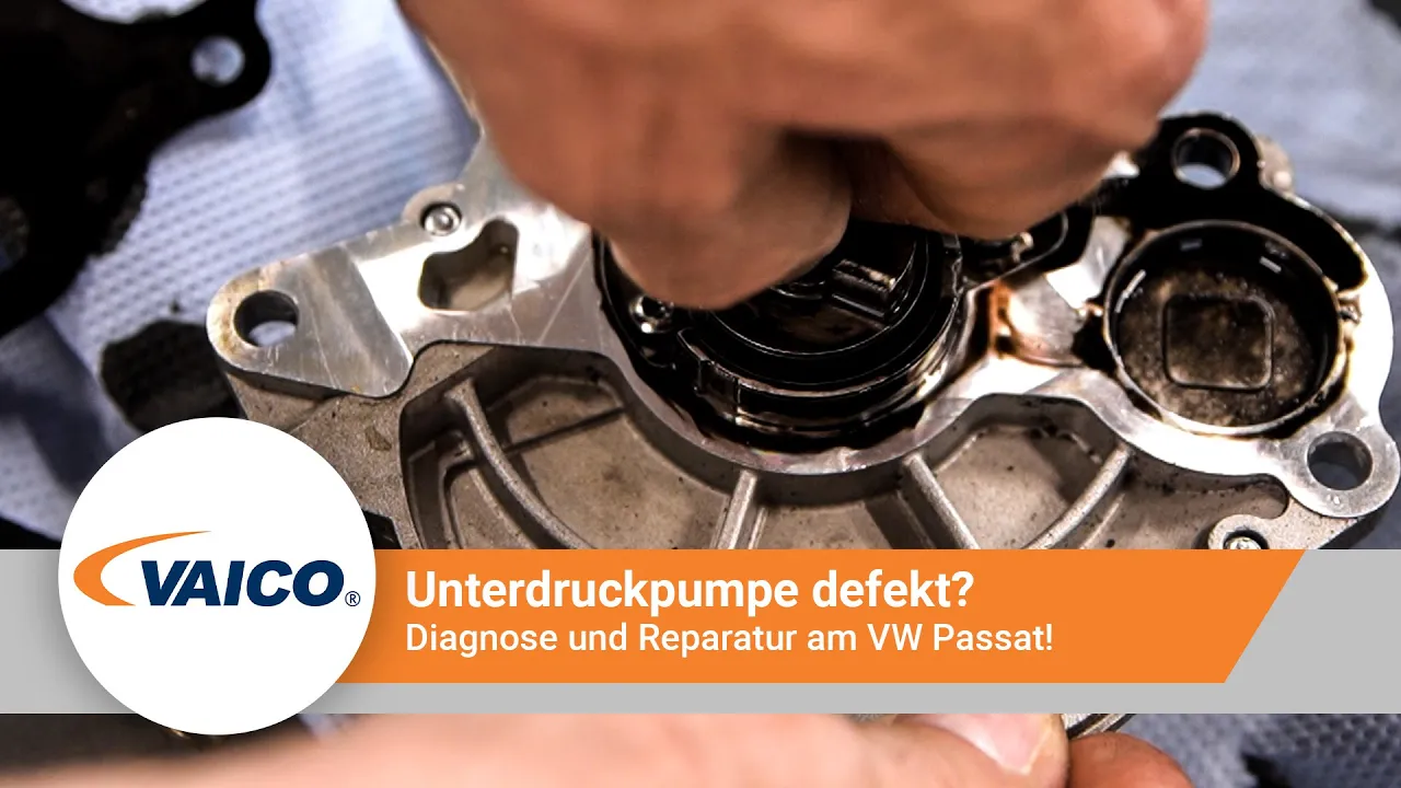 Unterdruckpumpe VW Passat - Reparatur undichte Unterdruckpumpe [V10-3150]