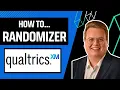 Use Randomizer in Qualtrics Export Viewing Order Data for Randomized Surveys in Qualtrics