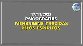 PSICOGRAFIAS - LEITURA DAS MENSAGENS - 10/11/2024