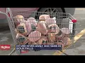 Hy-Vee and Hormel distribute free hams to Sioux Falls families