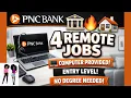 4 Remote Jobs With PNC Bank Equipment Provided Entry Level Friendly