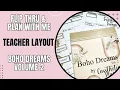 Flip Thru Teacher Plan With Me Boho Dreams V2 by Cassthetic Plans