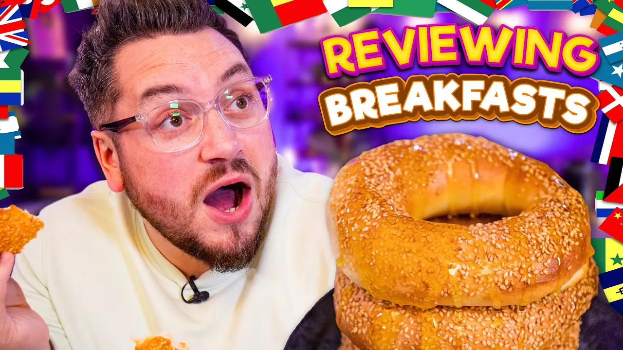 Taste Testing BREAKFASTS from Around the World (GAME)