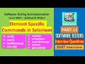 11 - Selenium Commands Web-Element Specific Commands