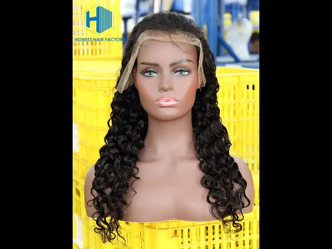 Wholesale 150% Loose Wave 13*5Frontal Lace Wig With Pre-plucked Hair Line Video
