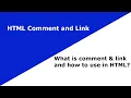 HTML Bangla Bangla Tutorial Comments and Link