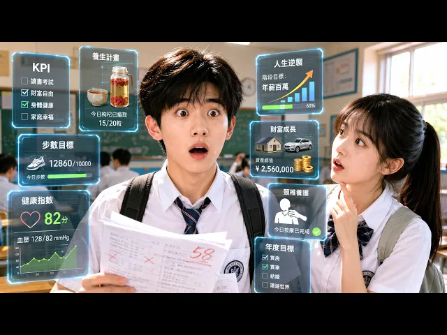 18歳になりたてで大学受験に挑もうとしているのに、システムが私に健康を保ちながらKPI達成を強いるなんて!ほかの人たちが問題集を解いている間、私は人生ミッションをクリアしていったら、成績も恋愛も財産もすべて爆発的にアップして、あっという間に大勝利!