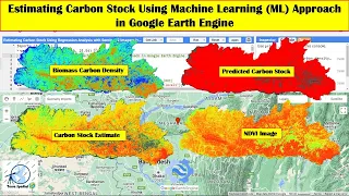 Estimating Carbon Stock using Machine Learning ML Approach in Google Earth Engine