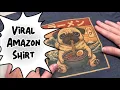 Funny Pug Shirts Cute Pug Gifts for Owners Kawaii Ramen Anime Dog T-Shirt for Kids Adults