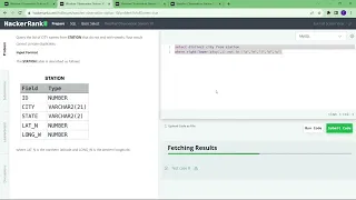 Hackerrank SQL solutions Weather Observation station 9 10 11 12 - Level Easy Tamil