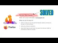 How to Fix Server Not Found Error in Mozilla Firefox