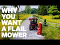 THIS FLAIL MOWER REACHES PLACES A BRUSH HOG CAN T DEL MORINO CENTURION