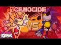 Fleetway Sonic VS Mecha Sonic [Genocide]