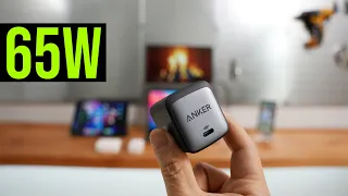 is it safe to use 65w charger for small devices