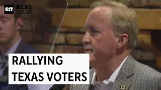 Paxton, Abbott rally together, urge Texans to cast ballots as early voting enters 2nd week