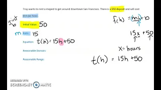 Function Notation Word Problems 5