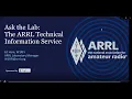 Ask the Lab The ARRL Technical Information Service